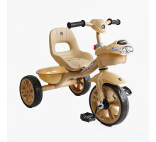Дитячий триколісний велосипед Best Trike BS-60530 зі світлом і музикою, бежевий