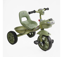 Дитячий триколісний велосипед Best Trike BS-60417 зі світлом і музикою, зелений