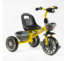 Дитячий триколісний велосипед Best Trike BS-16390 EVA колеса, жовтий