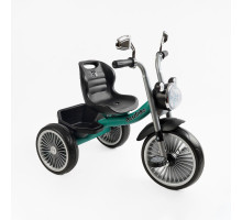 Триколісний велосипед Best Trike BS-65010 з музичною фарою та кошиком, зелений