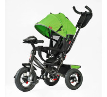 Триколісний велосипед Best Trike 3390-34-820 з надувними колесами, фарою USB та пультом, зелений
