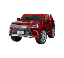 Дитячий електромобіль M 3906EBLRS-3 з MP3, Bluetooth, пультом 2,4G та дверима, що відкриваються, червоний