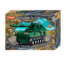 Конструктор Teko 10568 "САУ CRAB", військова техніка, 531 елемент