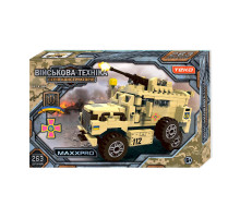Конструктор Teko 42084 MAXXPRO, 263 деталі, серія "Військова техніка", бронетранспортер