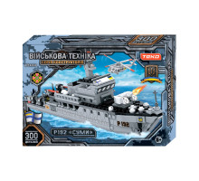 Конструктор “Військова техніка” 83539 Teko, 300 деталей, патрульний катер “Суми”