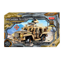 Конструктор Teko 32921 “Військова техніка” військовий автомобіль “HMMWV M1114”, 424 деталі