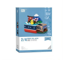 Конструктор 1277 “Діорама Mount Fuji Japan”, 463 елементи, пазова збірка