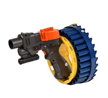 Пістолет KB 113-1, акумулятор 3.7V, 30 м’яких патронів з присосками, знімний лазер, захисні окуляри, чорний