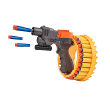 Пістолет KB 113-2, акумулятор 3.7V, 30 м’яких патронів із присосками, знімний лазер, чорний