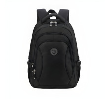 Універсальний міський рюкзак Justpack із ортопедичною спинкою чорний 26 х 42 х 18 см (8853)