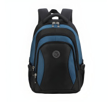 Універсальний міський рюкзак Justpack із ортопедичною спинкою синій 26 х 42 х 18 см (8853)
