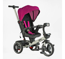 Дитячий триколісний велосипед BestTrike Marco 9155 / 365-18 з поворотним сидінням, складним кермом, рожевий