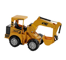 Екскаватор на радіокеруванні 8075 E, акумулятор 3.6V, жовтий колір