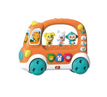 Автобус-каталка WToys 19479 з регулюванням гучності, мелодіями, піснями, казками та рухомими деталями
