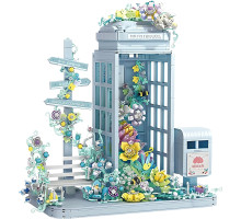 Дитячий конструктор TT 1001 (8) “Телефонна будка”, серія Telephone Booth, пазовий набір, 2079 деталей
