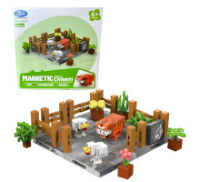 Магнітний конструктор Magnetic World Печера тигра на 83 деталі (Z33005)