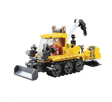 Дитячий конструктор SLUBAN M38-B0952 – Снігоприбиральна машина з фігуркою, 145 деталей