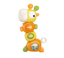 Розвивальна музична іграшка WToys 21622 "Жираф Веселун" для малюків, помаранчева