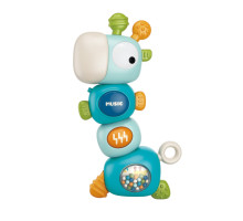 Розвивальна музична іграшка WToys 21622 "Жираф Веселун" для малюків, блакитна