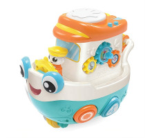 Інтерактивний «Кораблик пригод» WToys 45234  музика, казки, світло, сортер