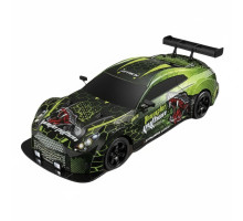 Радіокерована Дрифт-машина SC 16 A 13, 4WD, 1:16, Акумулятор 3.7V, 2.4GHz, Парогенератор, Змінні колеса, Зелена
