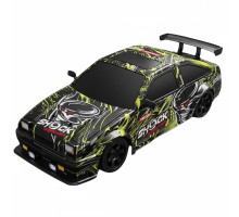 Радіокерована Дрифт-машина SC 16 A 16, 4WD, 1:16, Акумулятор 3.7V, 2.4GHz, Парогенератор, Змінні колеса, Зелена