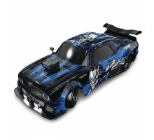 Радіокерована Дрифт-машина SC 16 A 18, 4WD, 1:16, Акумулятор 3.7V, 2.4GHz, Парогенератор, Змінні колеса, Синя