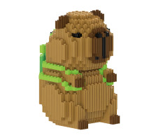 Дитячий конструктор Magic Blocks Капібара з рюкзаком на 1606 деталей (7260)