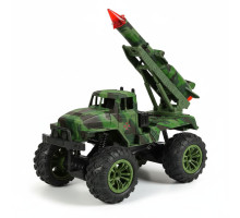 Машина-ракетна установка на р/к 31730-01, ЗСУ, 1:16, звук, підсвічування, амортизація, акумулятор 3.7V, зелена