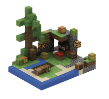 Магнітний конструктор Minecraft Лісовий будиночок на 212 деталей (212)