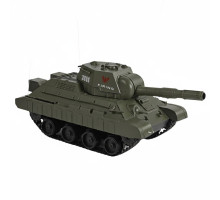 Танк на радіокеруванні 3886 A-01 зелений, стріляє пульками, гусеничний, 27MHz, 4 батарейки АА та зарядка