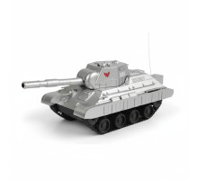 Танк на радіокеруванні 3886 A-02 білий, стріляє пульками, гусеничний, 27MHz, 4 батарейки АА та зарядка