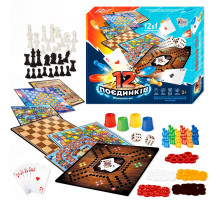 Гра настільна «12 Поєдинків» 4FUN Game Club, 12 ігор в одному наборі, 92918