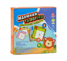 Настільна гра «Малюнки та логіка – Екзотичні звірята» 4FUN Game Club, логічна головоломка для дітей від 3 років, UKB-B 0029
