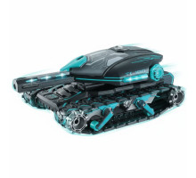 Танк на радіокеруванні HD 5011-01, акумулятор 3.7V, підсвічування, звук, стріляє орбізами, синій