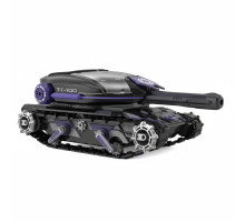Танк на радіокеруванні HD 5011-02, акумулятор 3.7V, підсвічування, звук, стріляє орбізами, чорний