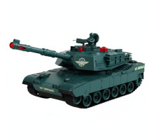 Танк “M1 Abrams” на радіокеруванні 41963-02 синій, гусеничний хід, звук, пульт 2.4 G