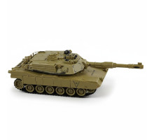 Танковий бій на радіокеруванні 99821 2 танки, акумулятори 4.8 V, пульти 2.4 GHz, звуки, гумові гусені, зелений