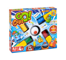 Настільна розважальна гра «Go Cups!», на реакцію та увагу, 2–6 гравців, 4FUN Game Club, 7401