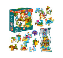 Гігантські пазли "Fisher Price. Мої веселі друзі", 14 елементів + постер, VT1711-10