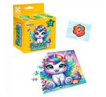 Розвиваючі пазли із сюрпризом "Єдиноріжка"  Vladi Toys, 180 елементів + сквіш-сюрпри, VT8030-01