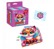 Розвиваючі пазли із сюрпризом "Лисеня" Vladi Toys, 180 елементів + сквіш-сюрпри, VT8030-10