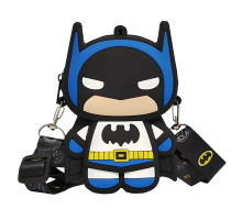 Дитяча сумка силіконова з ремінцем Супергерої Batman 18 х 12 см (25-511)