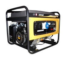 Бензиновий генератор KIPOR KGE6500E 5.5 кВт, однофазний, 220В