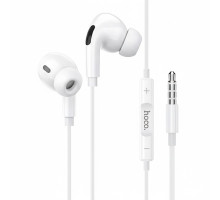 Навушники HOCO M101 Pro, вакуумні, 3.5 мм, 10 мм драйвер, 32 Ом, 98 дБ, білі