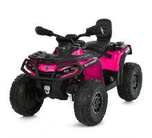 Дитячий двомісний квадроцикл M 6080EBLR-8-2 Can-Am, 4 мотори, шкіряне сидіння, EVA колеса, Рожевий