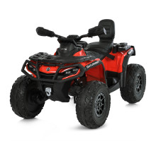 Дитячий двомісний квадроцикл M 6080EBLR-3 Can-Am, 4 мотори, шкіряне сидіння, EVA колеса, Червоний