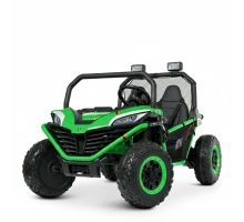 Дитячий двомісний джип M 4969EBLR-5(24V) Bambi Racer, 4 мотори, шкіряне сидіння, EVA колеса, Зелений