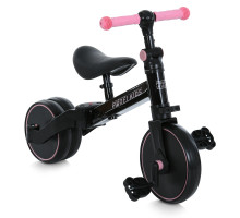 Велосипед-біговел дитячий PROFI KIDS MBB 1008 pink 4 в 1 трансформер, колеса EVA, сталева рама, Рожевий
