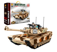Дитячий конструктор Танк M1A2 Abrams з камуфляжем на 1630 деталей (632010)
